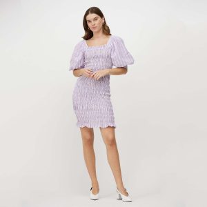 A-view - Rikka dress - Kjoler til hende - Lilla - 38