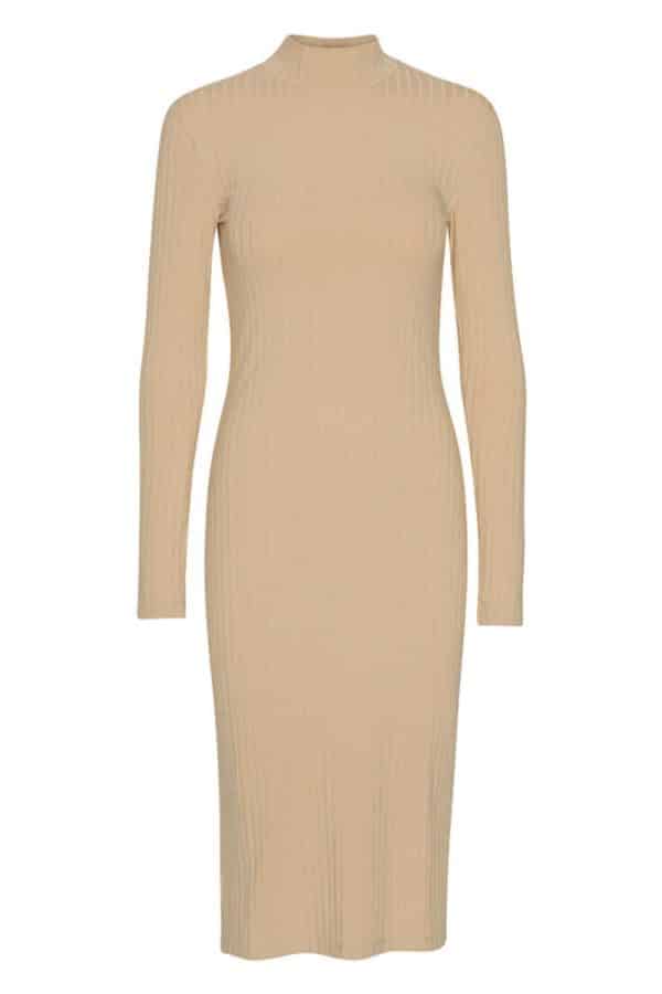 Basic Apparel - Kjole - Zinnia Dress - Brazilian Sand