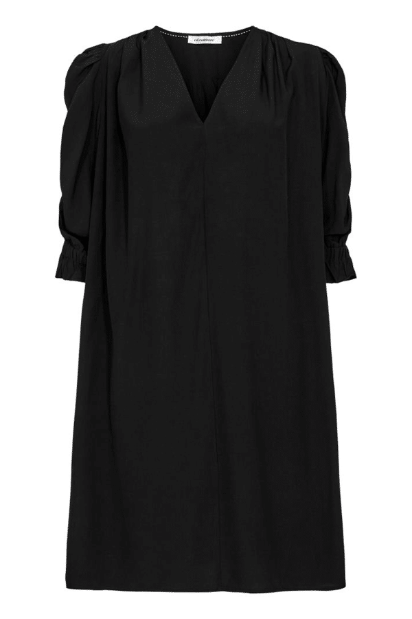 CoÂ´Couture Gulrise Pleat Kjole 96087 96, Farve: Sort, Størrelse: XS, Dame