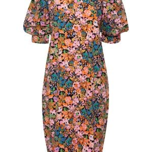 Ichi Ihjindy Kjole 20116734 201341, Farve: Pink Orange, Størrelse: 44, Dame