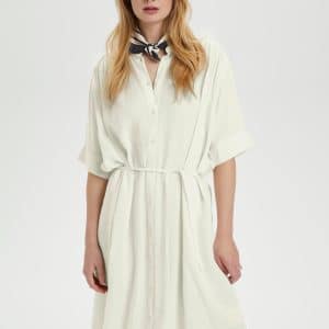 Soaked In Luxury Slrosaline Skjorte Kjole 6003 11, Farve: Hvid, Størrelse: L, Dame