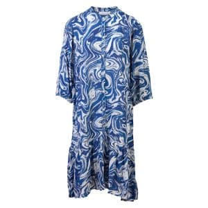 Vanting - Dame kjole - Blå - Str. 2XL
