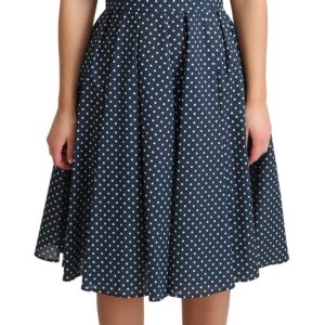 Dolce & Gabbana Polka Dot Sleeveless A-Line Dress