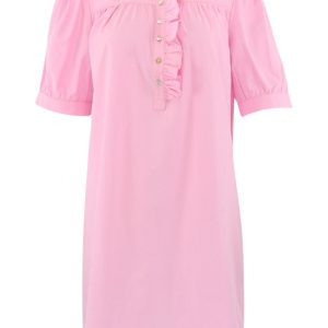 Continue - Kjole - Ariana Poplin Dress SS - Pink