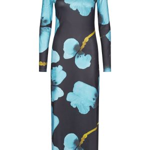 Modström - Kjole - KizzeyMD Print Dress - Flower Jet