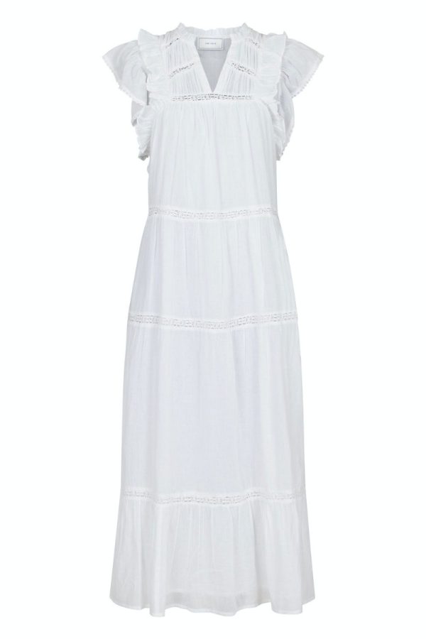 Neo Noir - Kjole - Ankita S Voile Dress - White