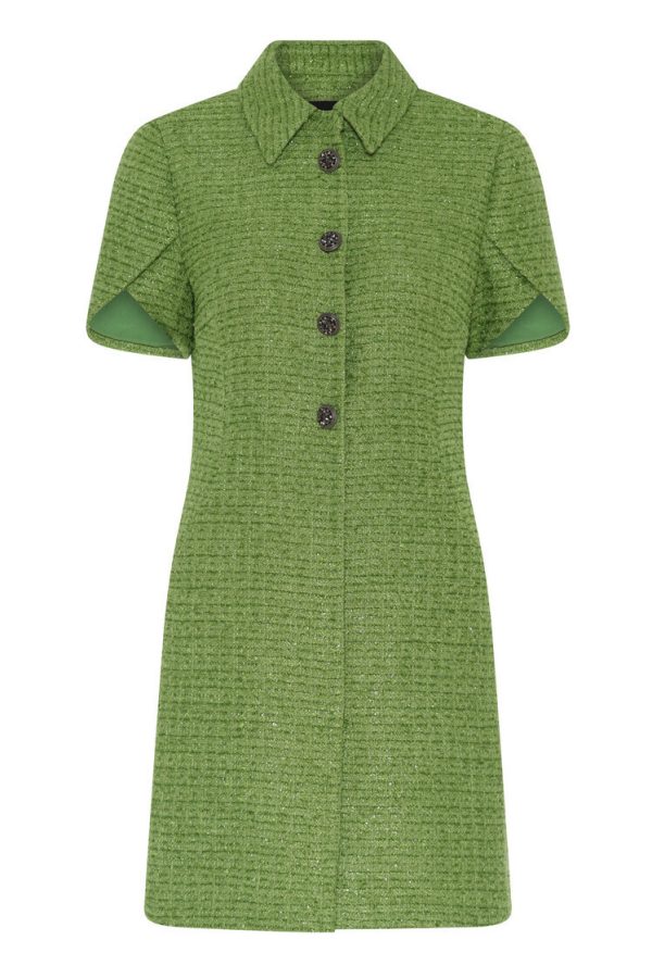 Bruuns Bazaar - Kjole - PlatanusBBZendia Dress - Fresh Green