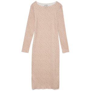 VERO MODA dame kjole VMJULIA - Evening Sand TEA ROSE