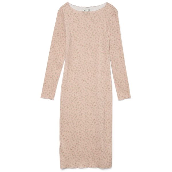 VERO MODA dame kjole VMJULIA - Evening Sand TEA ROSE