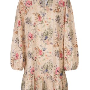 A-View - Kjole - Grete Dress - Sand/dusty green