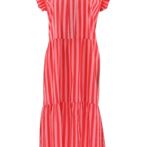 Continue - Kjole - Bea - Pink Stripe - Stribe Pink