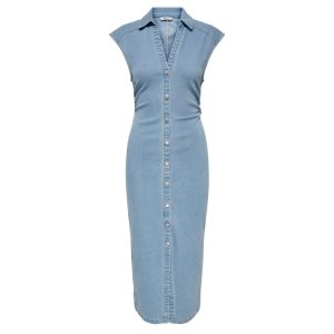 ONLY DAME KJOLE ONLBABE - Light Blue Denim