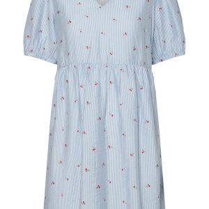 Pieces - Kjole - Fionna 2/4 Dress - Lichen Blue