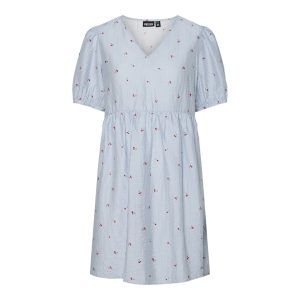 Pieces dame kjole PCFIONNA - Lichen Blue