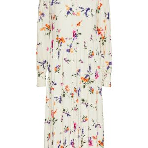 Y.A.S - Kjole - Asina Ls Long Shirt Dress - Whitecap Gray