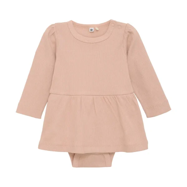 Bodykjole langærmet - Mahogany Rose - 100