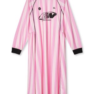 Mads Nørgaard - Kjole - Shiny Sport Debbie Dress - Begonia Pink/Blushing Bride