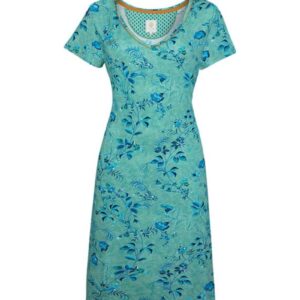 S Djoy Short Sleeve Nightdress Tokyo Blossom Green