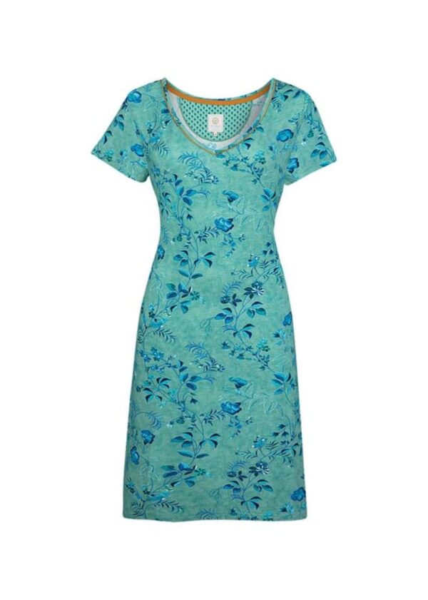 S Djoy Short Sleeve Nightdress Tokyo Blossom Green