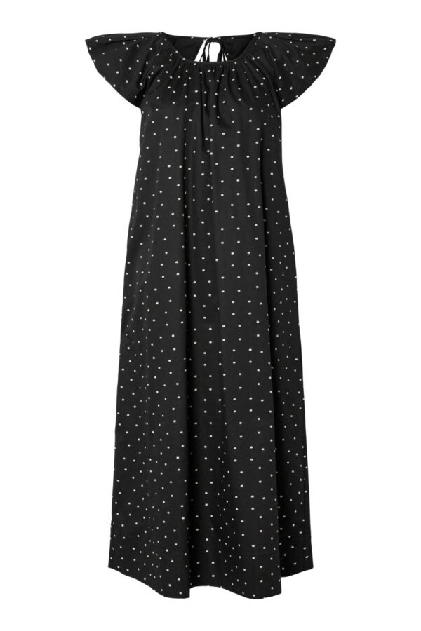 Y.A.S - Kjole - Viri SS Long Dress - Black