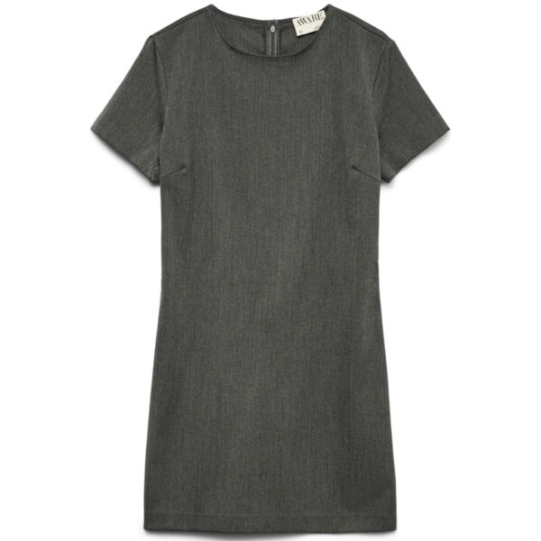 VERO MODA DAME KJOLE AWTAIA - Medium grey melange