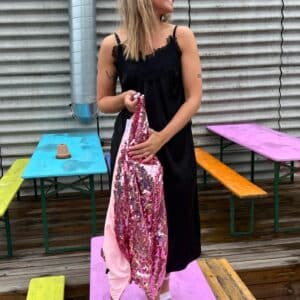 A-View - Kjole - Valentine dress - Black