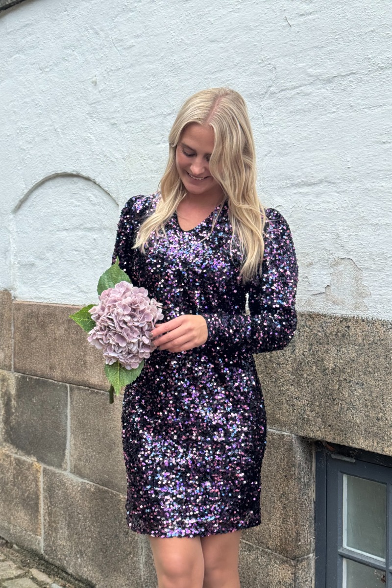 Bruuns Bazaar - Kjole - Aurea Maggies dress - Aubergine