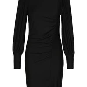 Gestuz - Kjole - RifaGZ Button Dress - Black/Pearl