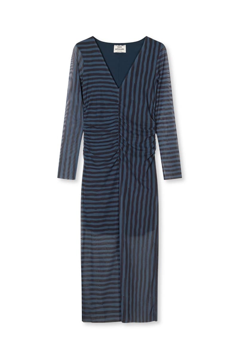 Mads Nørgaard - Kjole - My Mesh Misa Dress - Parisian Night/Black