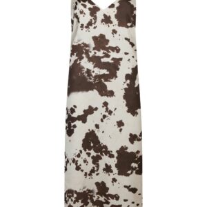 Neo Noir - Kjole - Kamran Cow Print Dress - Brown