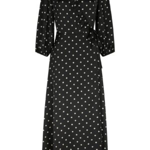 Neo Noir - Kjole - Malinga Dot Dress - Black (Levering slut nov)