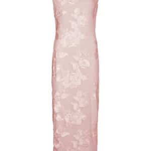 Neo Noir - Kjole - Tiranna Big Flower Mesh Dress - Light pink