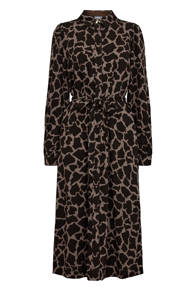 Nümph - Kjole - Hana Shirt Dress - Black Coffee