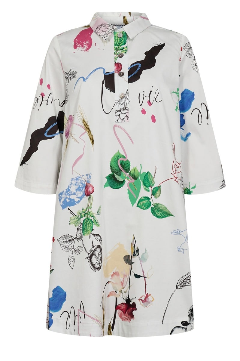 Nümph - Kjole - NU Silja Shirt Dress - Pristine