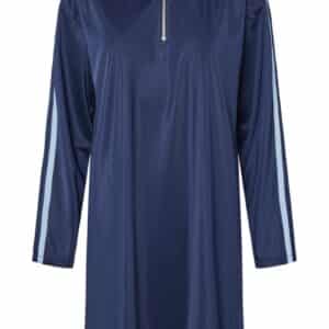 Pieces - Kjole - PC Grace LS Short Dress AU24 - Maritime Blue