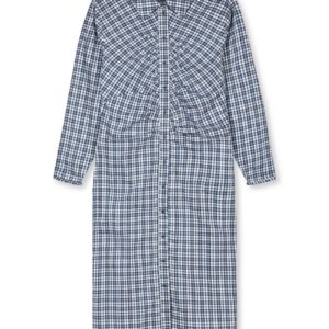 Mads Nørgaard - Kjole - Poplinda Iris Dress - Parisian Night Check