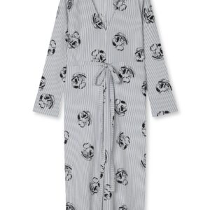 Mads Nørgaard - Kjole - Soft Crease Oda Dress - Vintage Indigo/Vanilla Ice