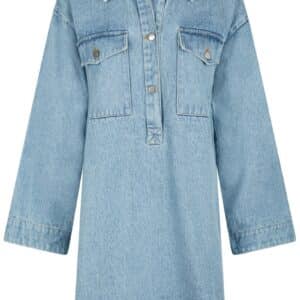 Neo Noir - Kjole - Paras Denim Dress - Smoke Blue
