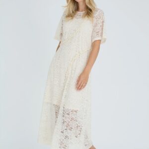 A-View - Kjole - Maude Dress - Off white (Levering slut januar)