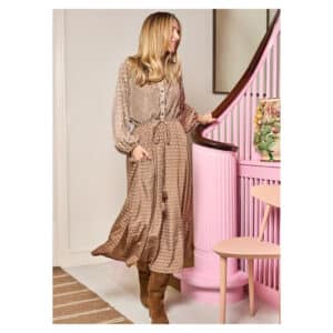 Black Colour dame kjole BCLUNA - Nougat Multi