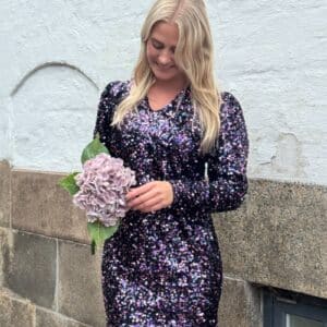 Bruuns Bazaar - Kjole - Aurea Maggies dress - Aubergine