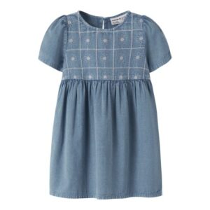 NAME IT Kjole Herta Faded Denim